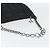 CHANEL Bolsa de Ombro Choco Bar com Corrente Nylon Preto Prata CC - vista 8