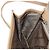 Salvatore Ferragamo Gancini Hand Bag Leather 2way Beige Silver - vista 26