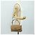 Salvatore Ferragamo Gancini Hand Bag Leather 2way Beige Silver - vista 29