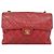 CHANEL Matelasse Chain Shoulder Bag Patent leather Red Gold CC - vista 2