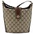 GUCCI GG Supreme Web Sherry Line Bag PVC Beige Gold 904 02 081 - vista 13