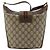 GUCCI GG Supreme Web Sherry Line Bag PVC Beige Gold 904 02 081 - vista 2
