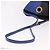 VERSACE Shoulder Bag Leather Blue Gold - vista 7