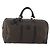Céline CELINE Macadam Canvas Boston Bag PVC Leather Black Gold