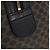 Céline CELINE Macadam Canvas Boston Bag PVC Leather Black Gold - vista 19