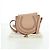 Chloé Chloe Marcie Shoulder Bag Leather Pink Gold - vista 12