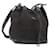 Céline CELINE Macadam Canvas Shoulder Bag Black