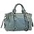 Miu Miu Hand Bag Leather 2way Light Blue Gold