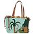 LOEWE Cushion Tote Bag Canvas Light Blue