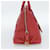 PRADA Hand Bag Leather Red Gold - vista 3