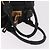 Chloé Chloe Paddington Hand Bag Leather Black Gold Silver - vista 7