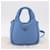 PRADA Hand Bag Leather 2way Light Blue Silver - vista 12