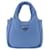PRADA Hand Bag Leather 2way Light Blue Silver - vista 13