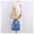PRADA Hand Bag Leather 2way Light Blue Silver - vista 25