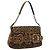 FENDI Shoulder Bag Canvas Brown Gold