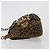 FENDI Shoulder Bag Canvas Brown Gold - vista 4