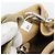PRADA Hand Bag Vittero Dino Leather 2way Beige Silver - vista 11