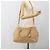 PRADA Hand Bag Vittero Dino Leather 2way Beige Silver - vista 29