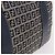 FENDI Zucchino Canvas Hand Bag Navy Silver - vista 3