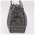 FENDI Zucchino Canvas Hand Bag Navy Silver - vista 4