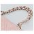 CHANEL Matelasse Chain Shoulder Bag Canvas Pink Silver CC - vista 14