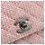CHANEL Matelasse Chain Shoulder Bag Canvas Pink Silver CC - vista 18
