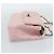 CHANEL Matelasse Chain Shoulder Bag Canvas Pink Silver CC - vista 4