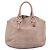PRADA Hand Bag Vittero Dino Leather Pink Gold Silver - vista 2