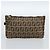 FENDI Zucchino Canvas Hand Bag Beige Silver - vista 22