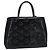 FENDI Hand Bag Patent Leather 2way Black Silver - vista 3