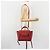 Céline CELINE Belt Bag Micro Hand Bag Leather 2way Red Silver - vista 24