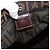 FENDI Zucca Canvas Hand Bag Black Brown - vista 14