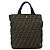 FENDI Zucca Canvas Hand Bag Black Brown - vista 3