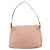 FENDI Mamma Baguette Shoulder Bag Leather Pink Silver - vista 3