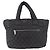 CHANEL Cococoon Tote Bag Nylon Black Silver CC - vista 2