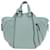 LOEWE Hammock Medium Hand Bag Leather 2way Light Blue Silver - vista 13