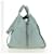 LOEWE Hammock Medium Hand Bag Leather 2way Light Blue Silver - vista 3