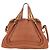 Chloé Chloe Paraty Hand Bag Leather 2way Brown Gold - vista 2