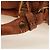 Chloé Chloe Paraty Hand Bag Leather 2way Brown Gold - vista 28