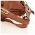 Chloé Chloe Paraty Hand Bag Leather 2way Brown Gold - vista 8