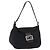 FENDI Mamma Baguette Shoulder Bag Cotton Jersey Black Silver