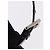 FENDI Mamma Baguette Shoulder Bag Cotton Jersey Black Silver - vista 14