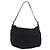 FENDI Mamma Baguette Shoulder Bag Cotton Jersey Black Silver - vista 3