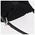 FENDI Mamma Baguette Shoulder Bag Cotton Jersey Black Silver - vista 6
