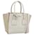 PRADA Hand Bag Leather 2way White Silver