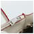 PRADA Hand Bag Leather 2way White Silver - vista 27