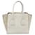 PRADA Hand Bag Leather 2way White Silver - vista 3