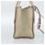 PRADA Hand Bag Leather 2way White Silver - vista 4