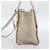 PRADA Hand Bag Leather 2way White Silver - vista 5