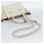PRADA Hand Bag Leather 2way White Silver - vista 9